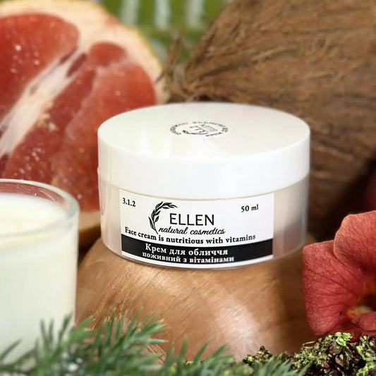 Поживний крем для обличчя з вітамінами, 50мл