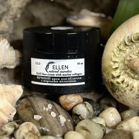 Крем нічний 50мл, з морським колагеном, для обличчя
