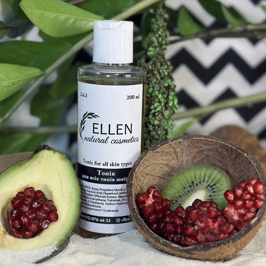 Тонік 200ml для всіх типів шкіри (не містить спирту)